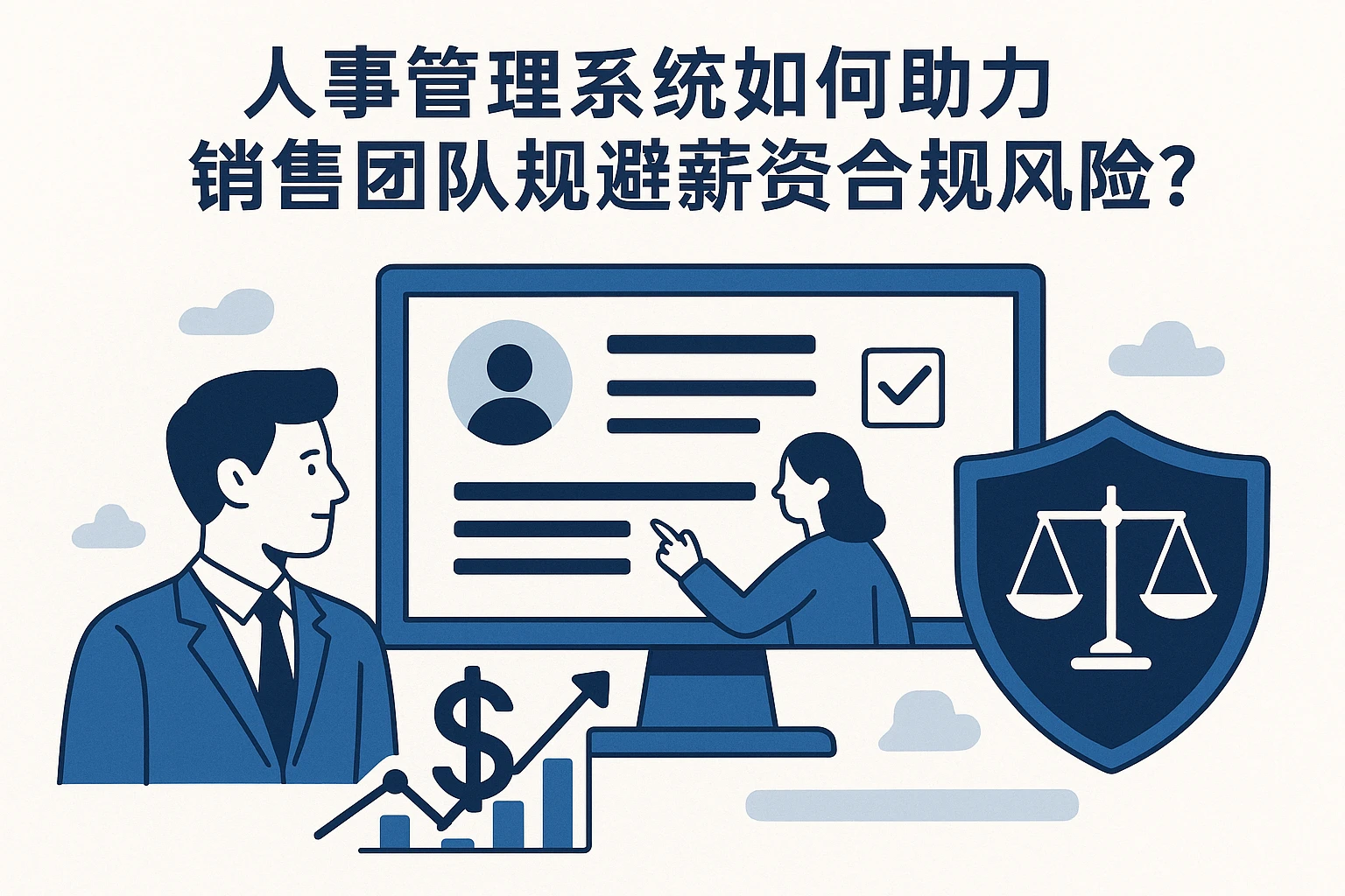 人事管理系统如何助力销售团队规避薪资合规风险？