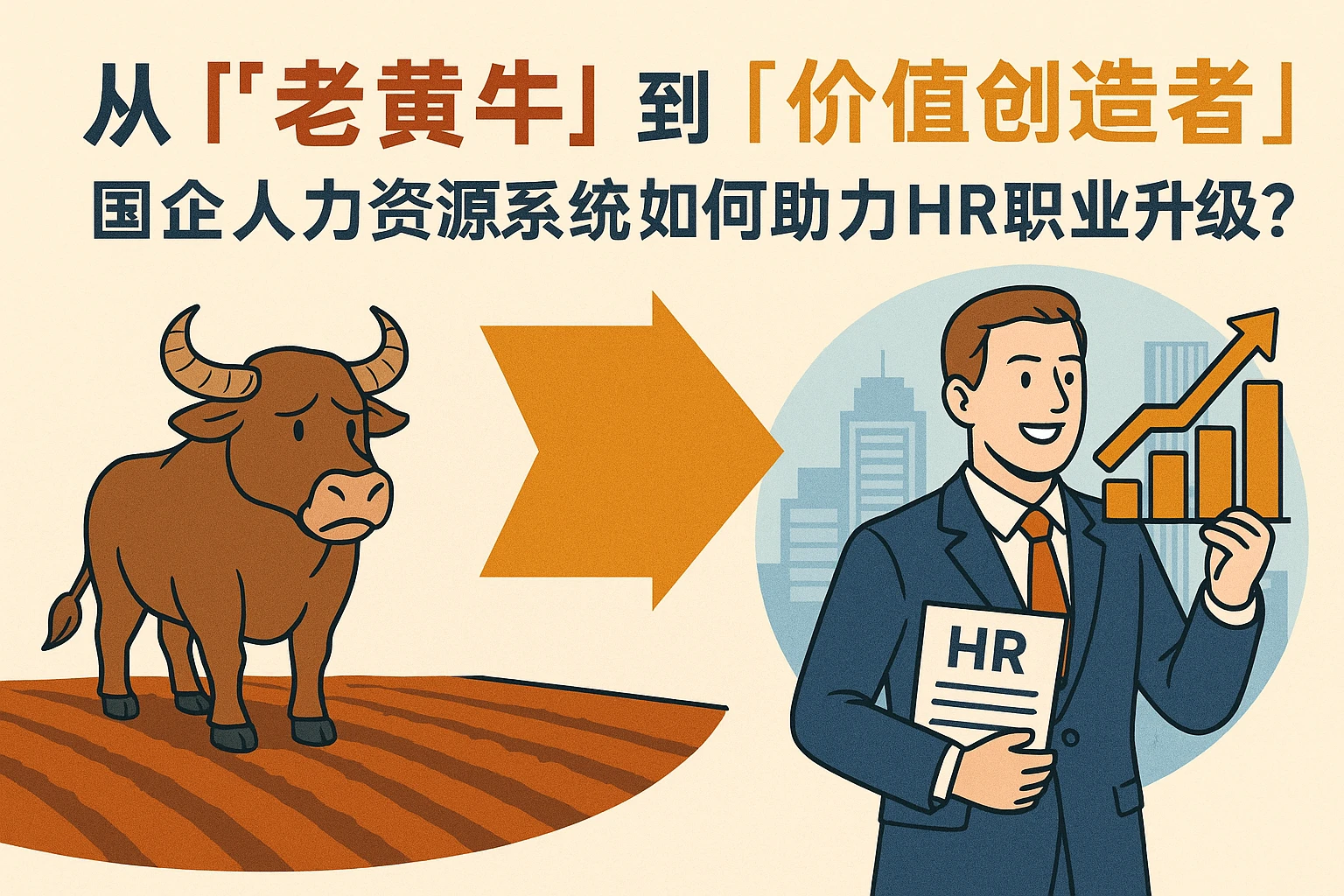从“老黄牛”到“价值创造者”:国企人力资源系统如何助力HR职业升级?