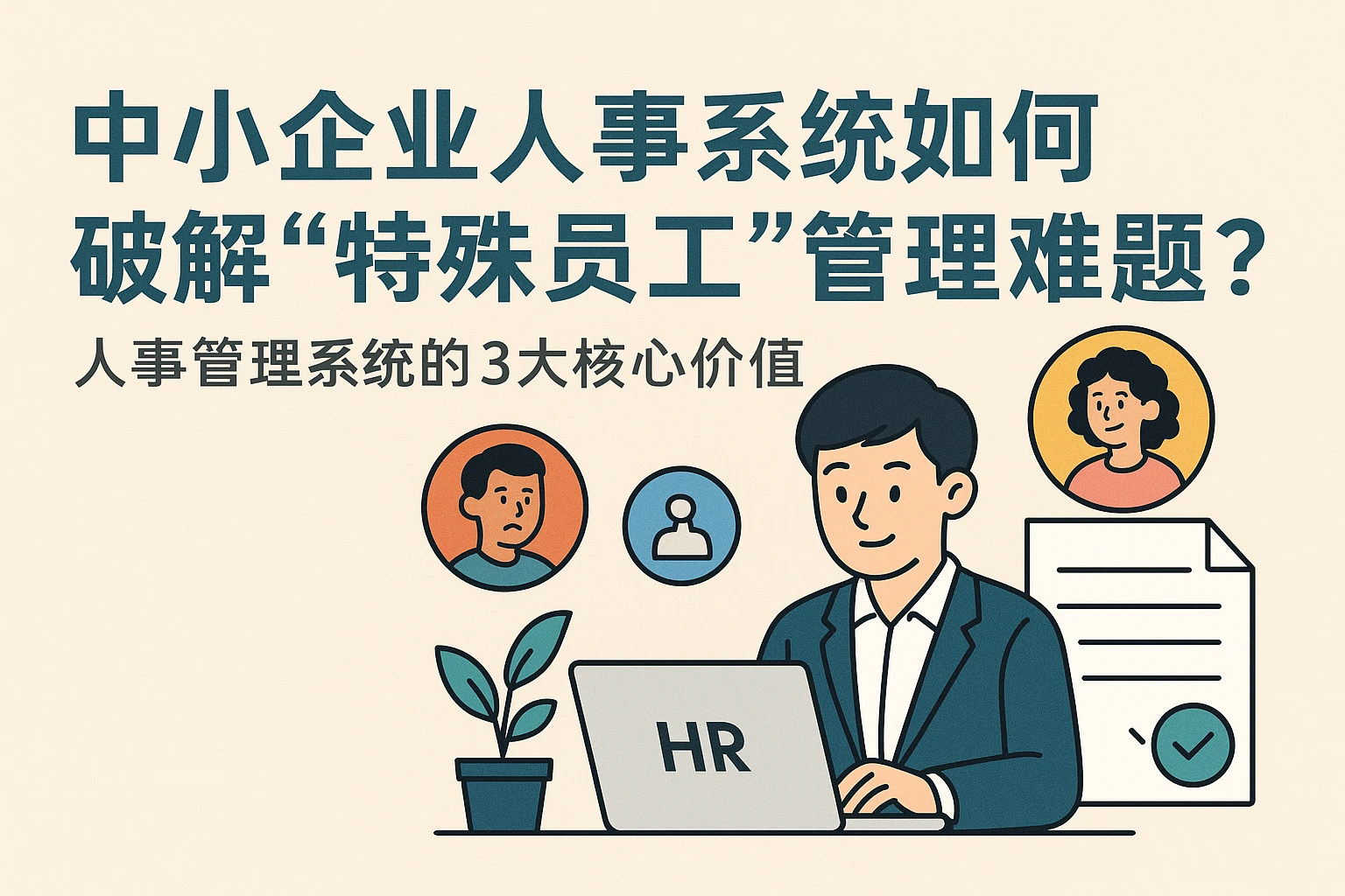 中小企业人事系统如何破解“特殊员工”管理难题？人事管理系统的3大核心价值