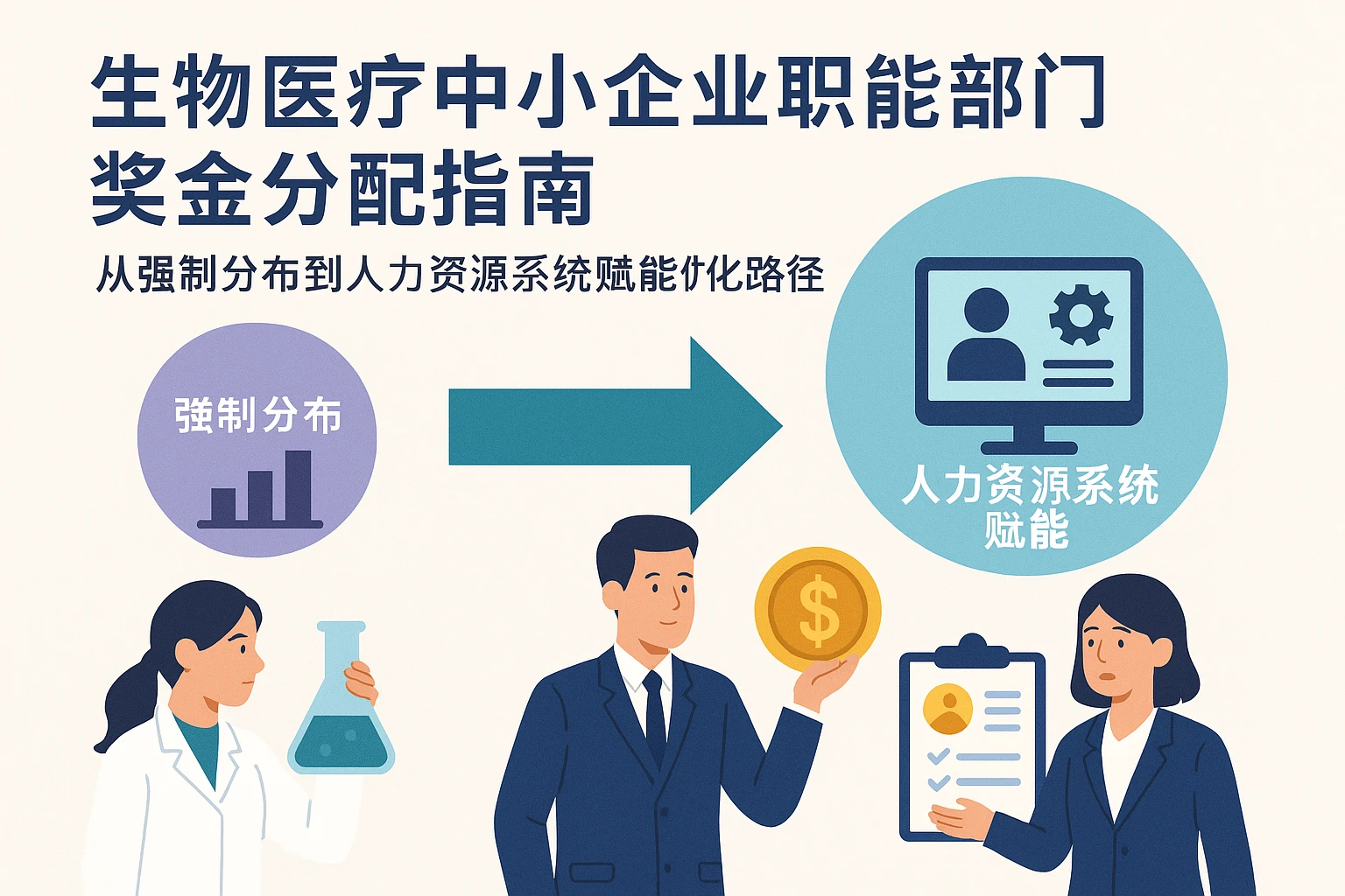 生物医疗中小企业职能部门奖金分配指南：从强制分布到人力资源系统赋能的优化路径