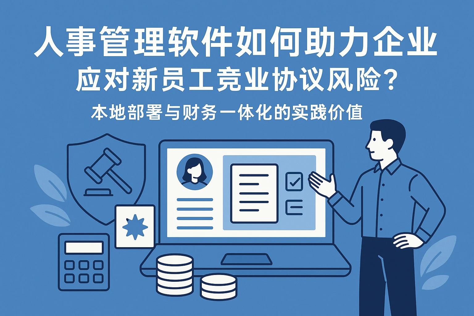 人事管理软件如何助力企业应对新员工竞业协议风险？——本地部署与财务一体化的实践价值