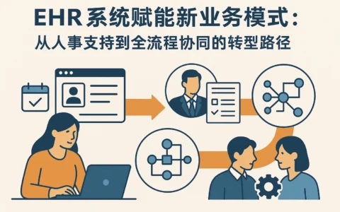 EHR系统赋能新业务模式：从人事支持到全流程协同的转型路径