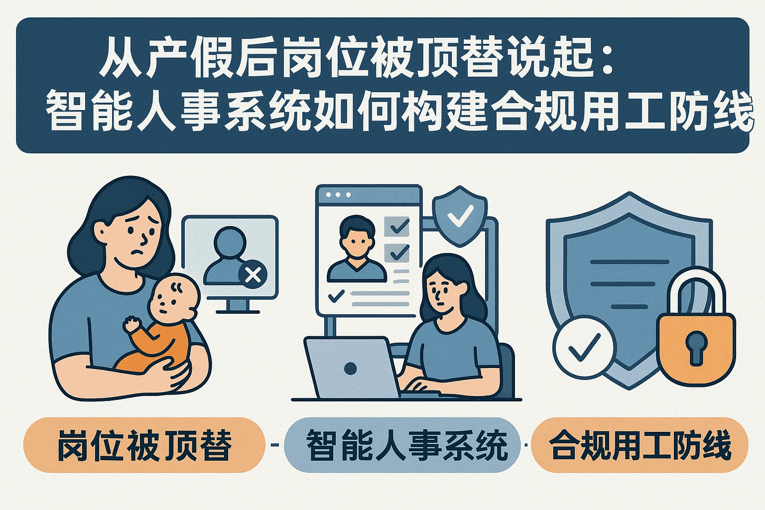 从产假后岗位被顶替说起：智能人事系统如何构建合规用工防线