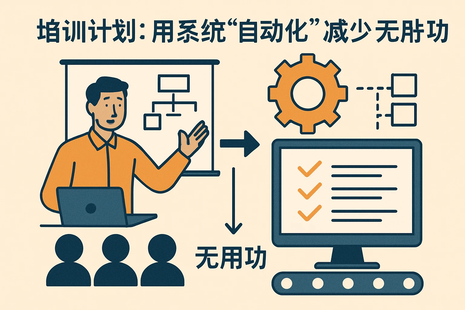 2. 培训计划：用系统“自动化”减少“无用功”