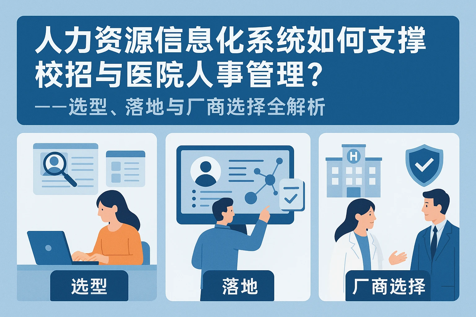 人力资源信息化系统如何支撑校招与医院人事管理？——选型、落地与厂商选择全解析