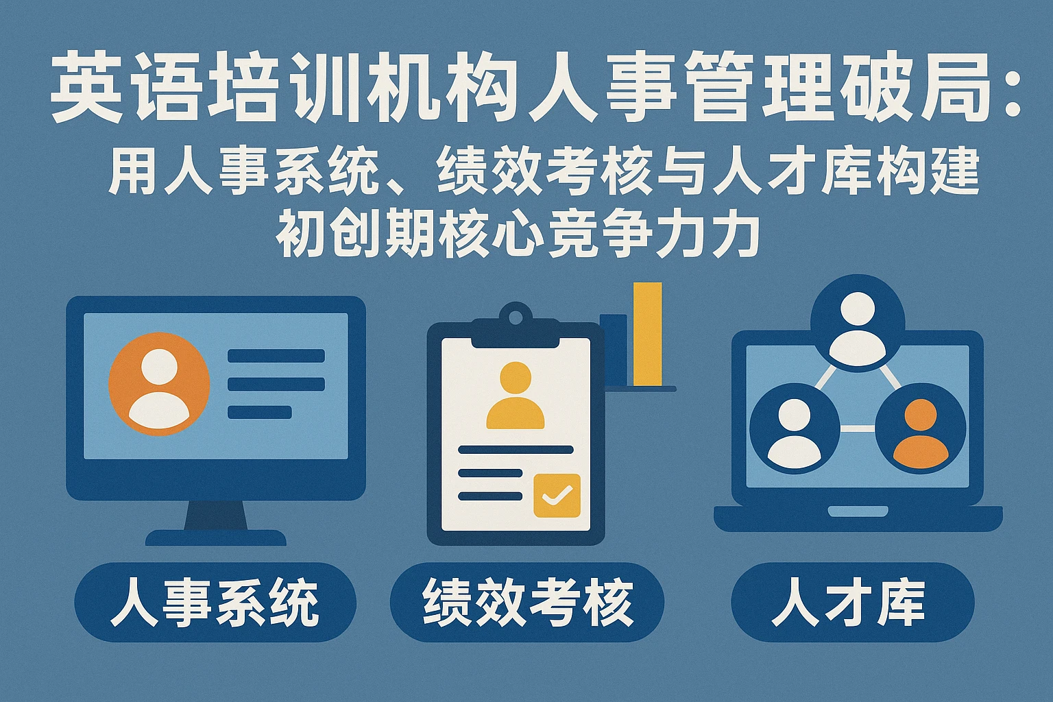 英语培训 机构人事管理破局：用人事系统、绩效考核与人才库构建初创期核心竞争力