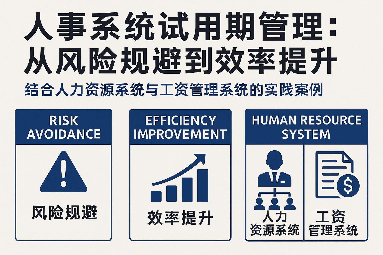 人事系统试用期管理：从风险规避到效率提升——结合人力资源系统与工资管理系统的实践案例
