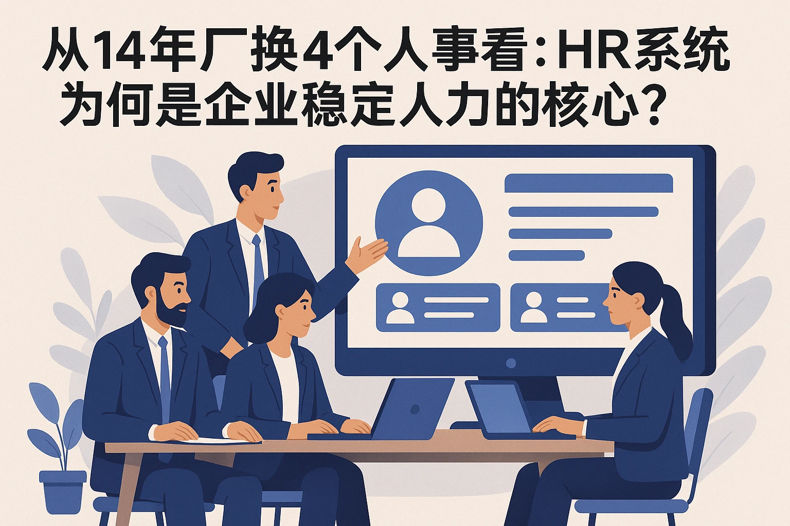 从14年厂换4个人事看：HR系统为何是企业稳定人力的核心？