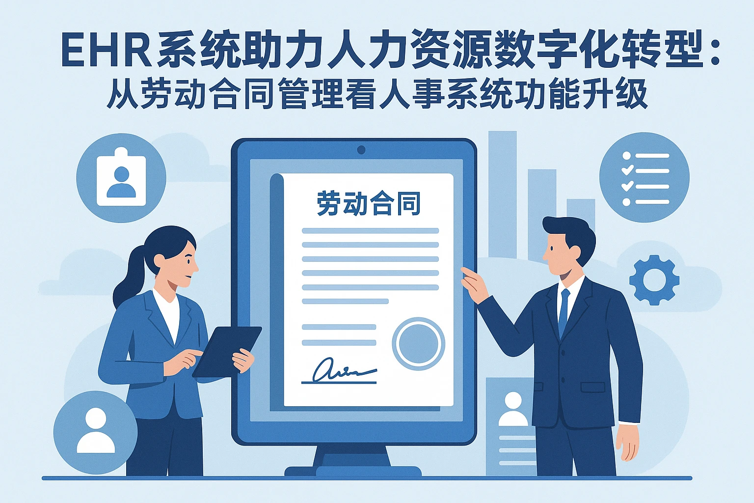EHR系统助力人力资源数字化转型：从劳动合同管理看人事系统功能升级