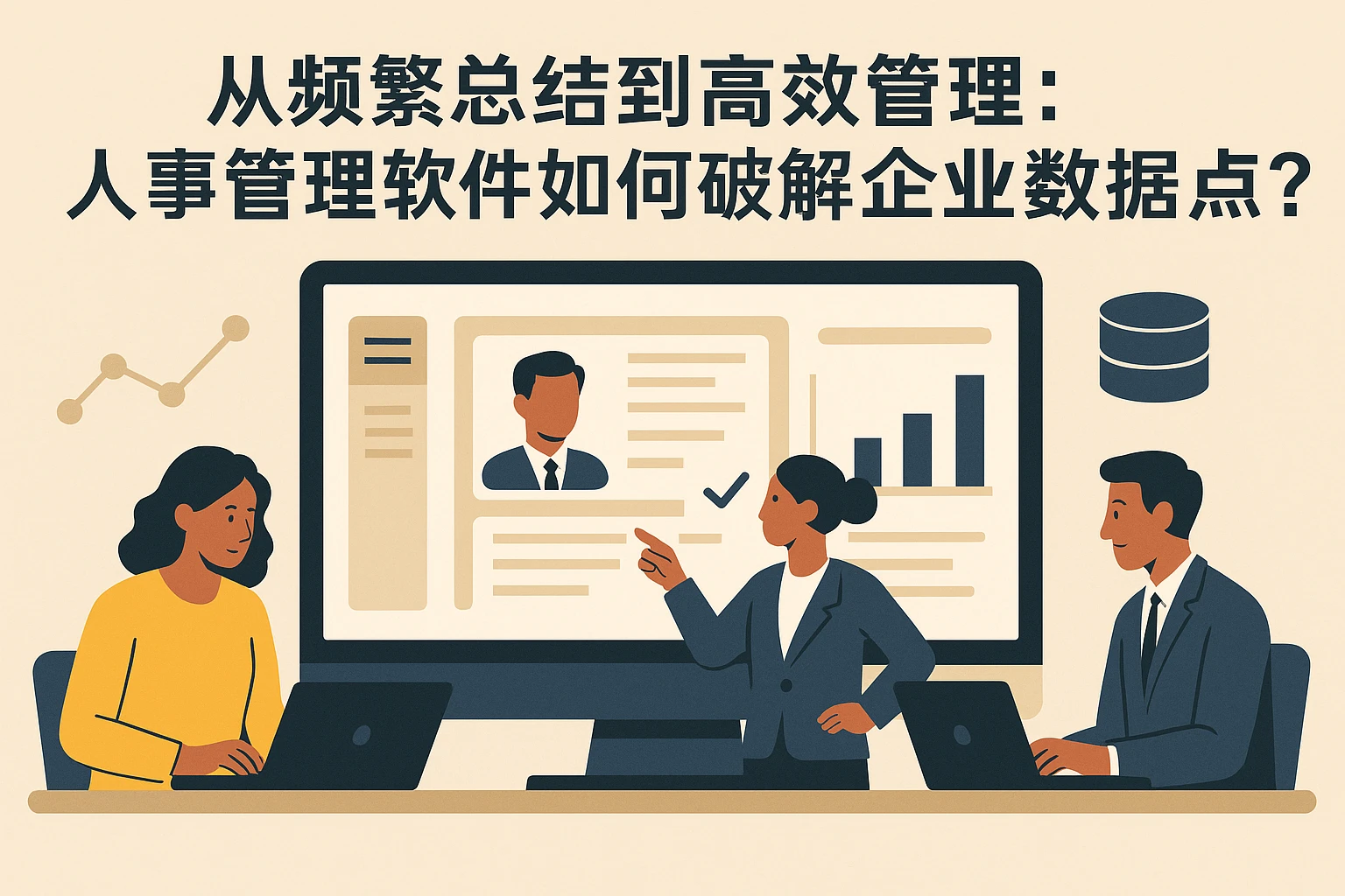 从频繁总结到高效管理：人事管理软件如何破解企业数据痛点？
