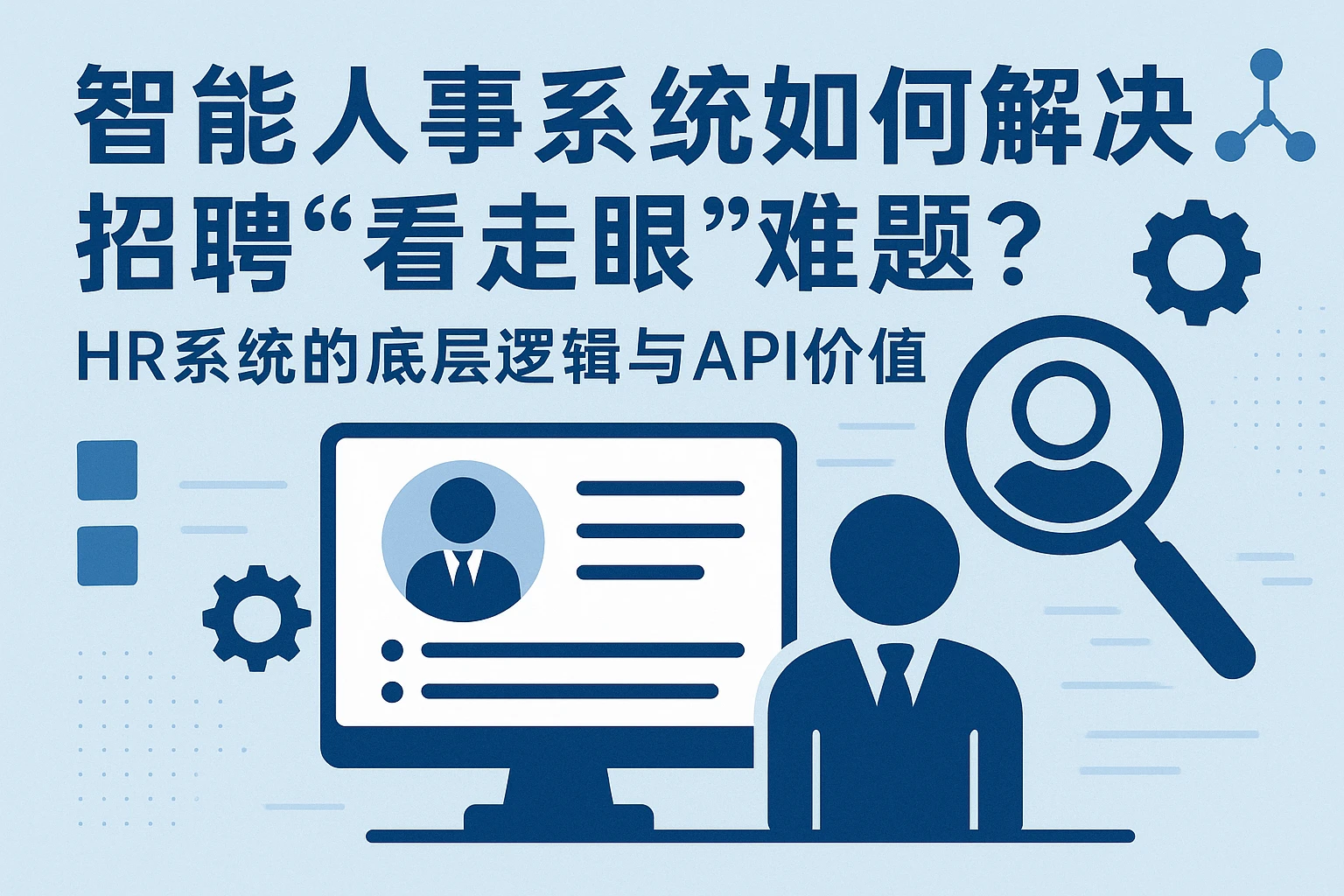 智能人事系统如何解决招聘“看走眼”难题？HR系统的底层逻辑与API价值