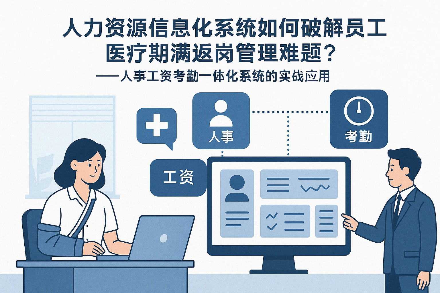 人力资源信息化系统如何破解员工医疗期满返岗管理难题？——人事工资考勤一体化系统的实战应用