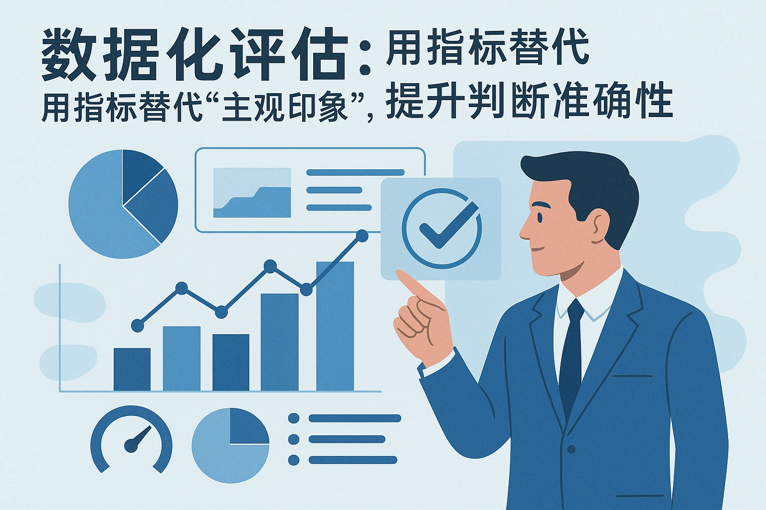 2. 数据化评估：用指标替代“主观印象”，提升判断准确性