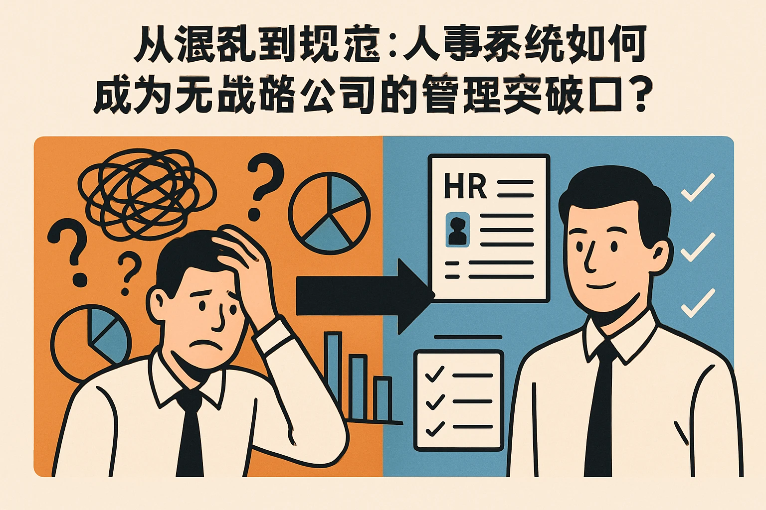 从混乱到规范：人事系统如何成为无战略公司的管理突破口？