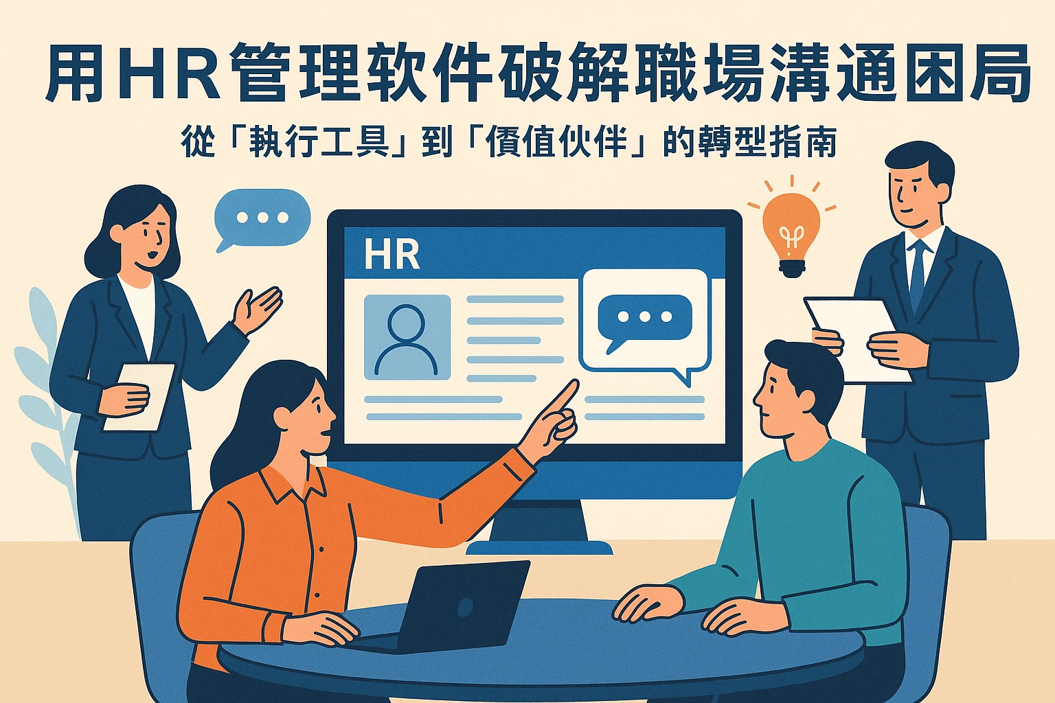 用HR管理软件破解职场沟通困局：从“执行工具”到“价值伙伴”的转型指南