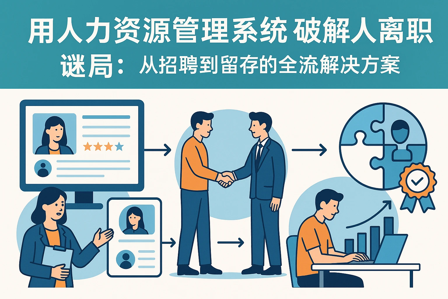用人力资源管理系统破解新人离职谜局：从招聘到留存的全流程解决方案