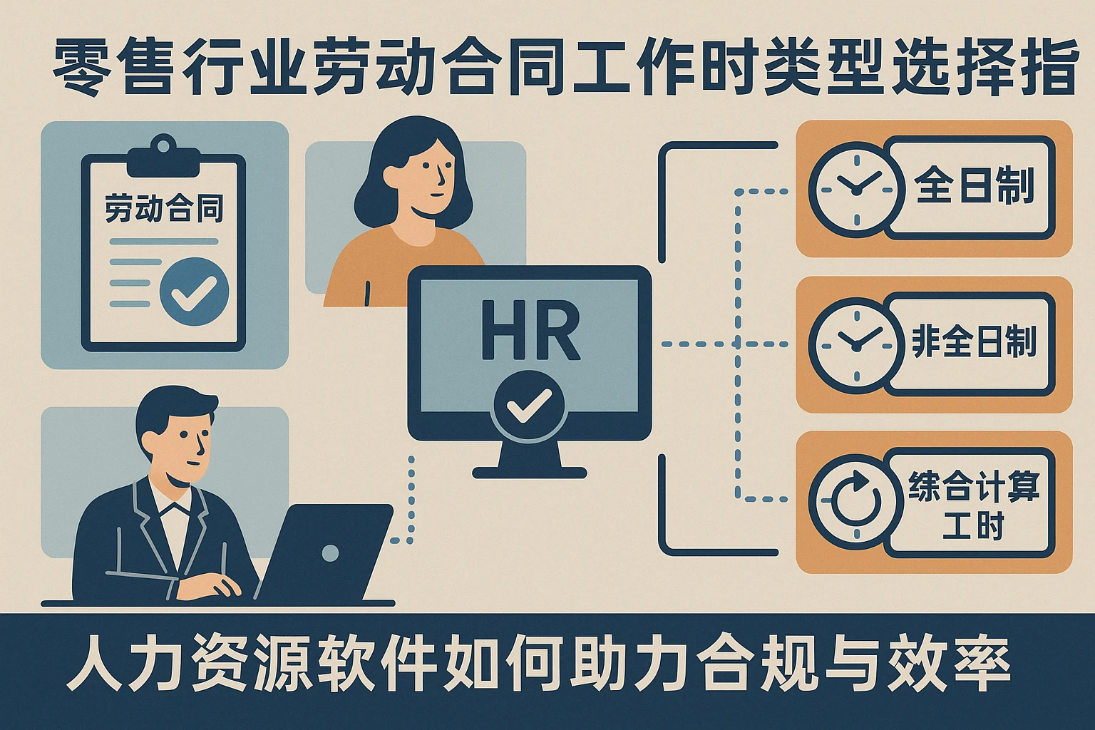 零售行业劳动合同工作时间类型选择指南：人力资源软件如何助力合规与效率