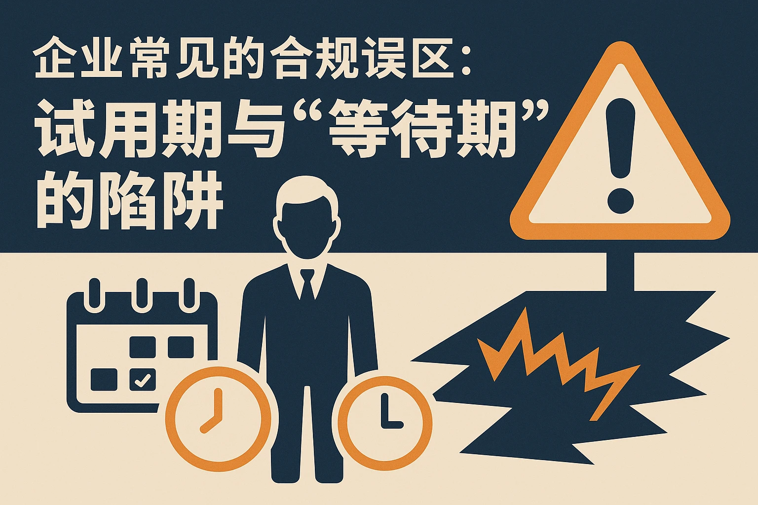 2. 企业常见的合规误区：试用期与“等待期”的陷阱