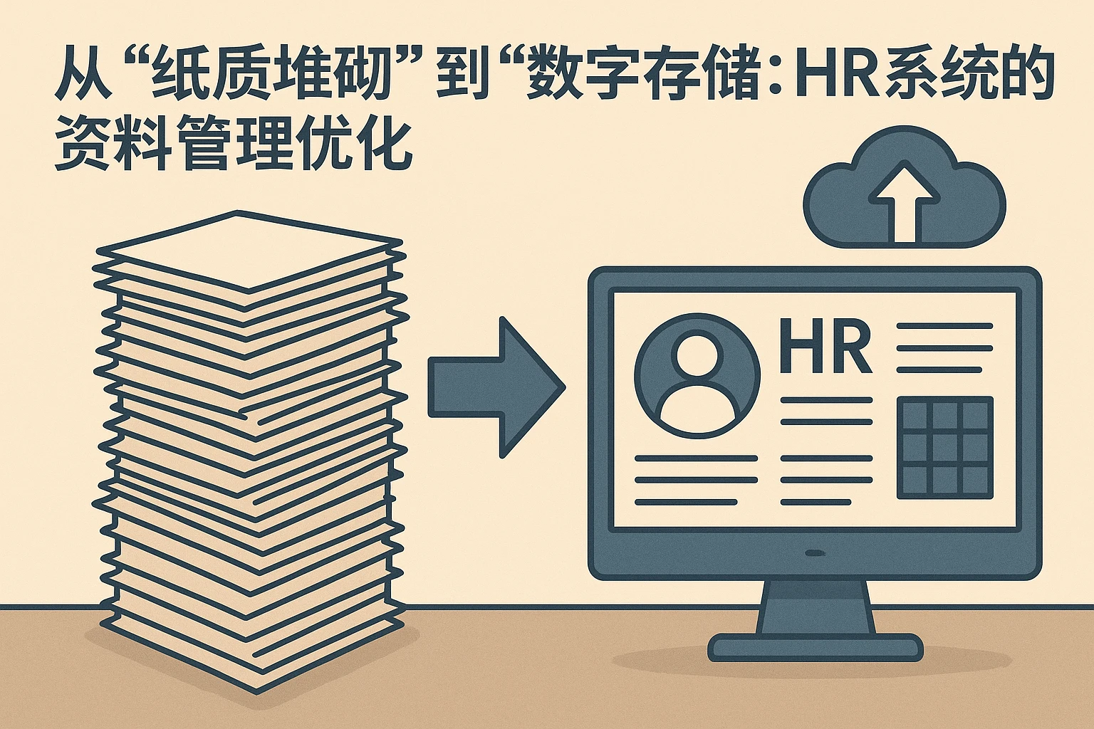 2. 从“纸质堆砌”到“数字存储:HR系统的资料管理优化