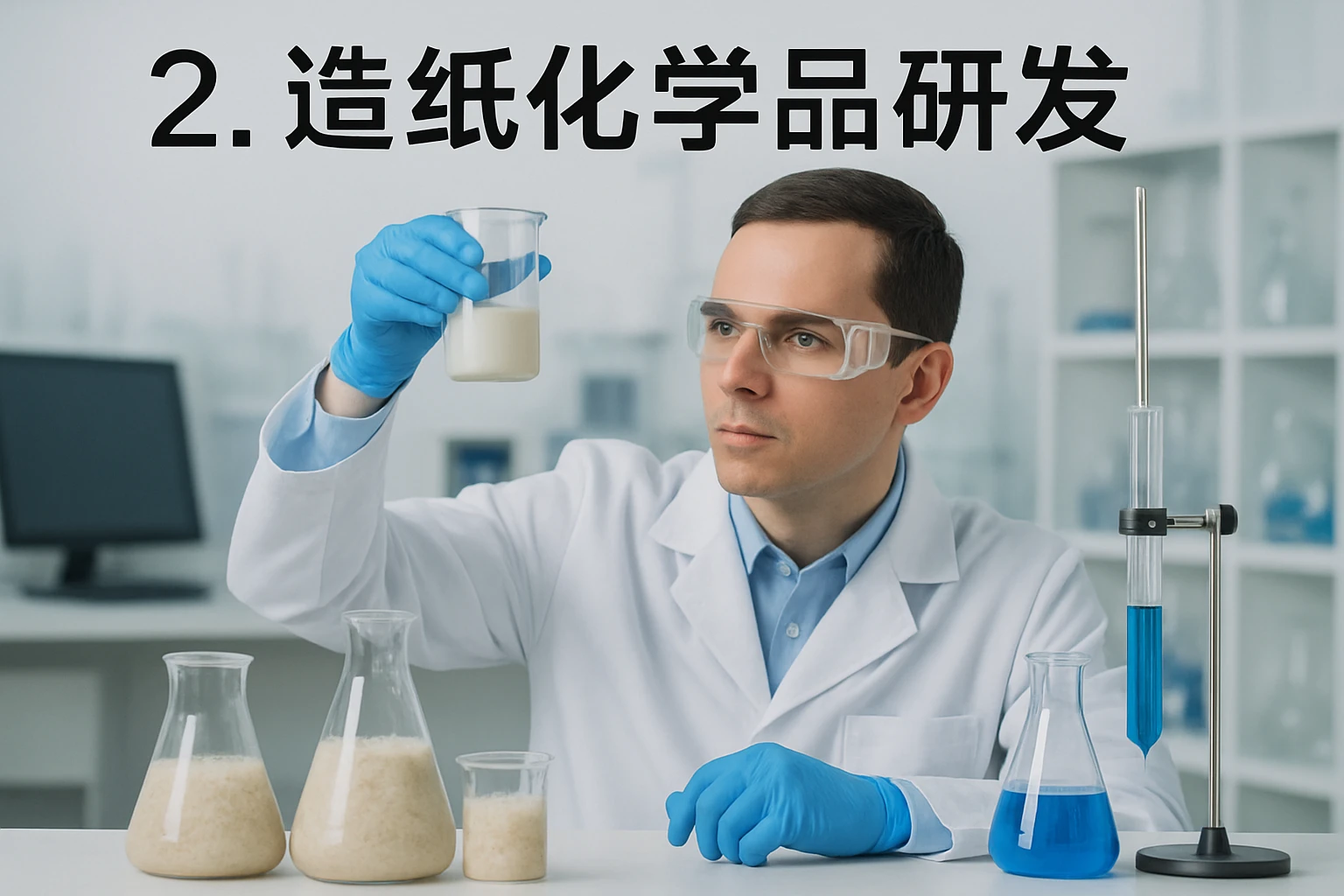 2. 造纸化学品研发