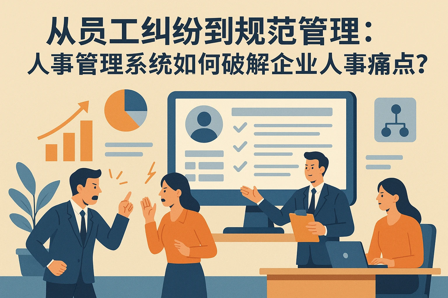 从员工纠纷到规范管理：人事管理系统如何破解企业人事痛点？