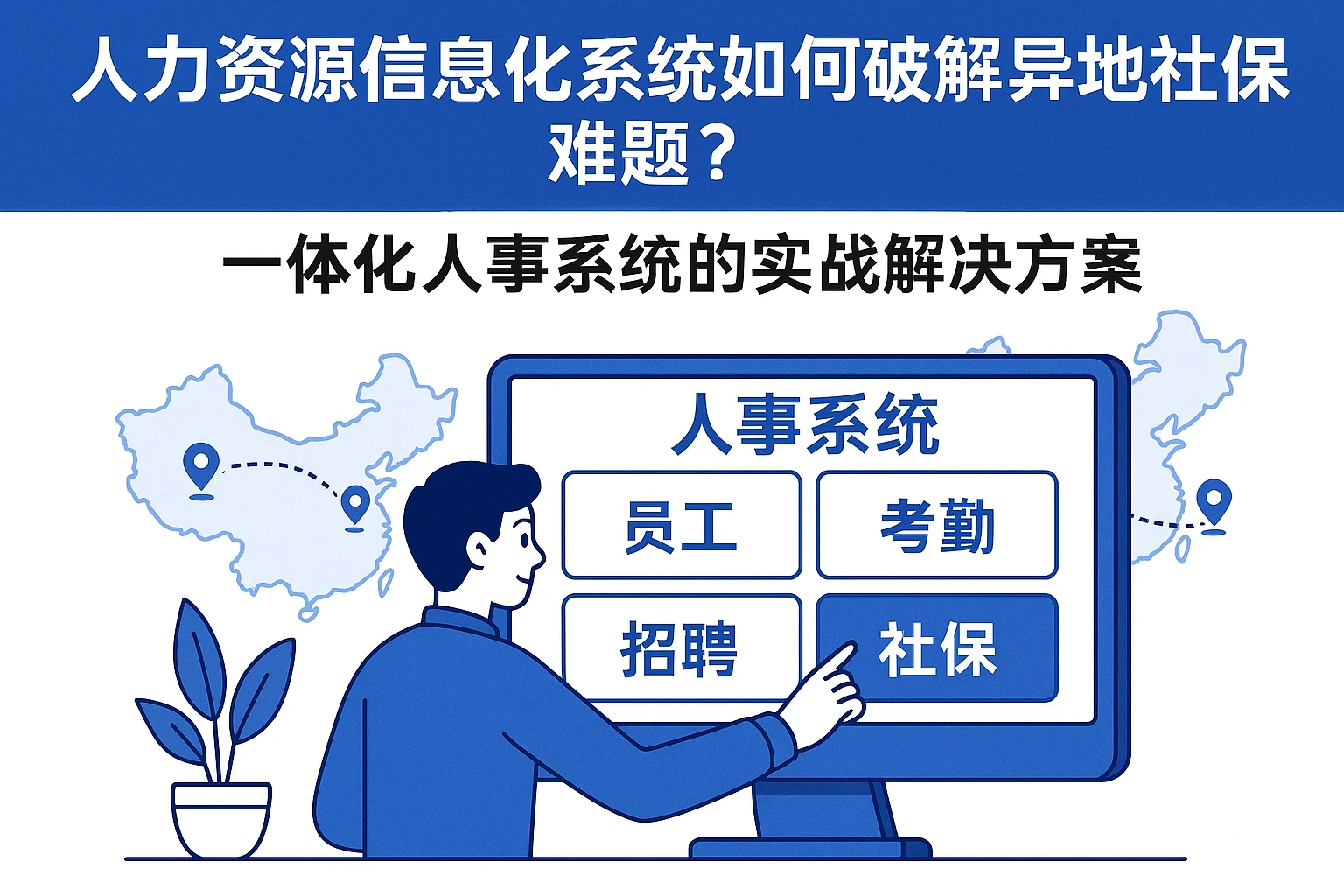 人力资源信息化系统如何破解异地社保难题？一体化人事系统的实战解决方案