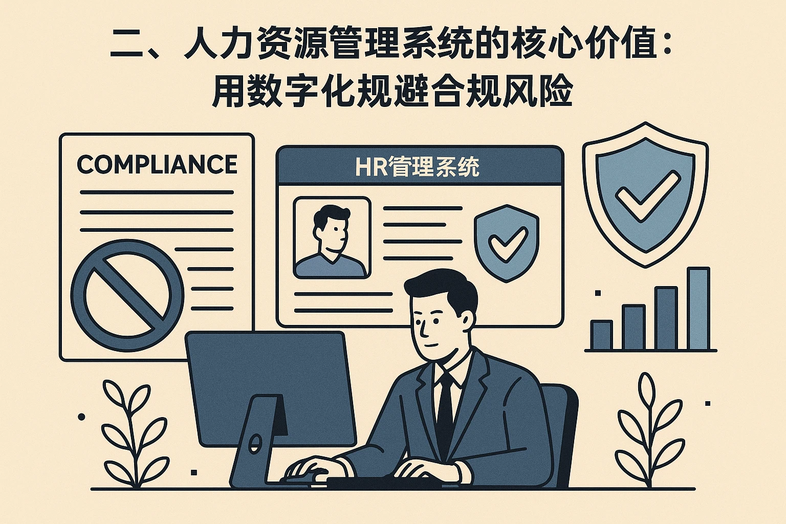 二、人力资源管理系统的核心价值：用数字化规避合规风险