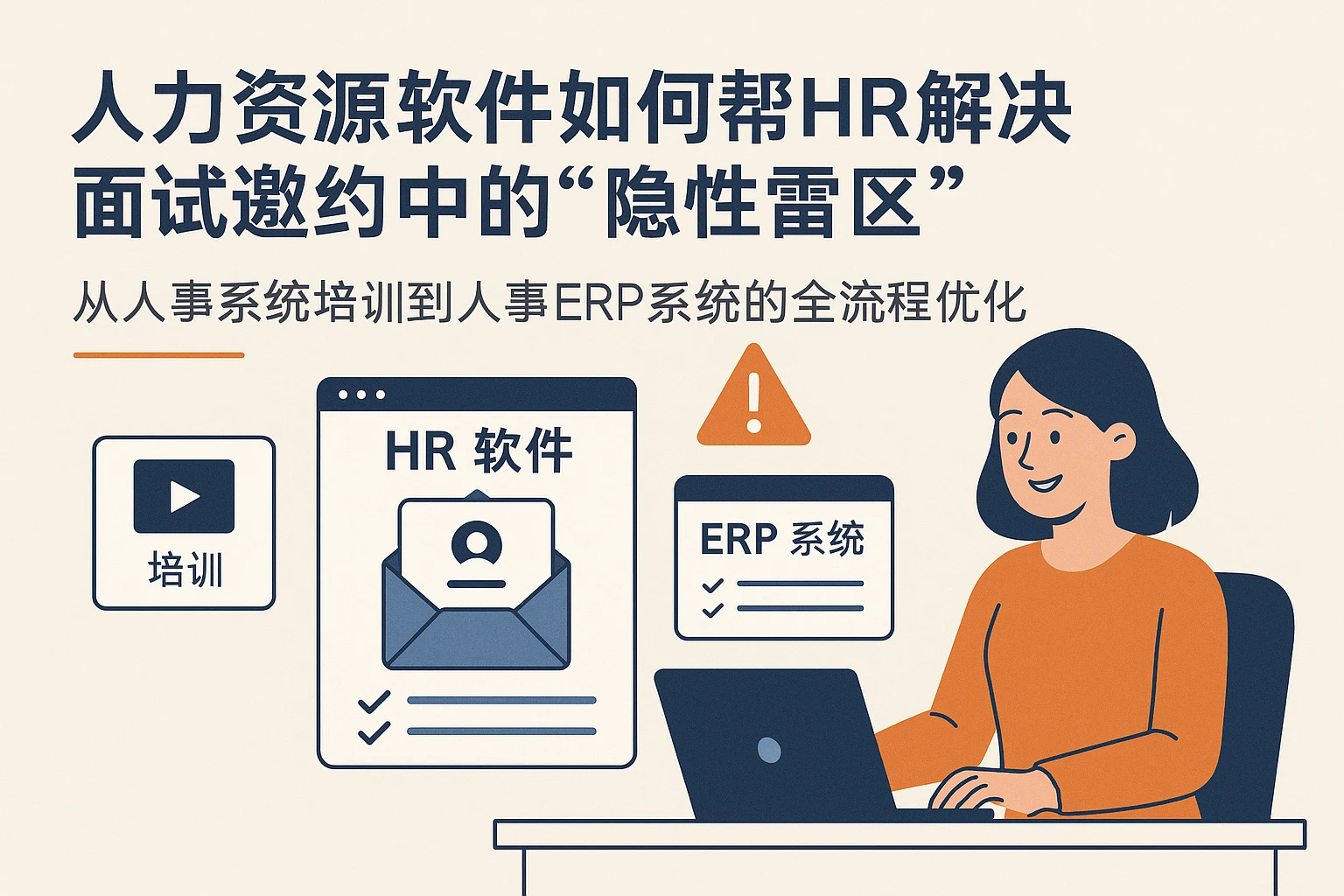 人力资源软件如何帮HR解决面试邀约中的“隐性雷区”——从人事系统培训到人事ERP系统的全流程优化