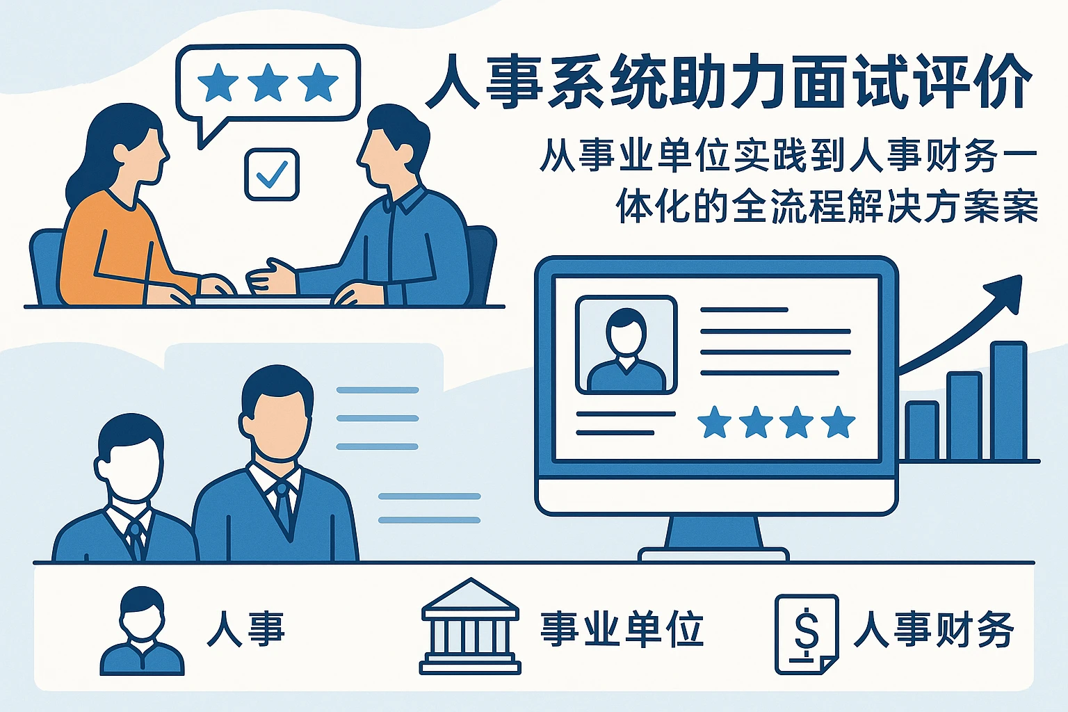 人事系统助力面试评价优化：从事业单位实践到人事财务一体化的全流程解决方案