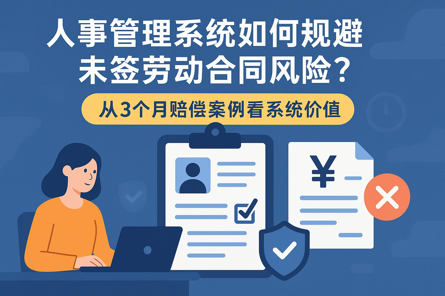 人事管理系统如何规避未签劳动合同风险？从3个月赔偿案例看系统价值