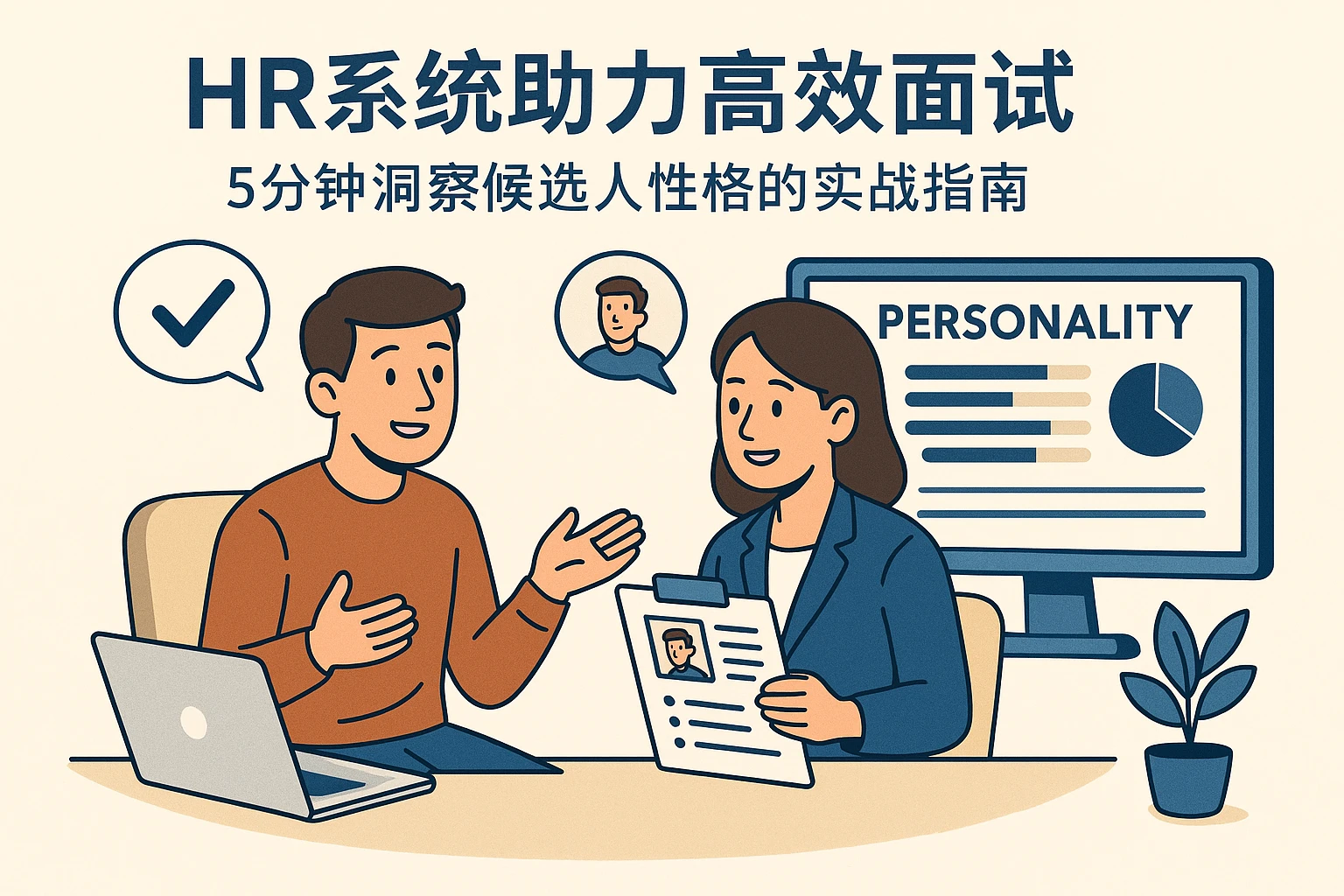 HR系统助力高效面试：5分钟洞察候选人性格的实战指南
