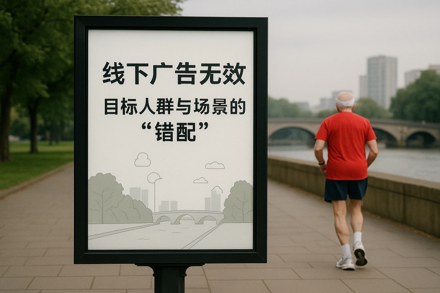 2. 线下广告无效：目标人群与场景的“错配”