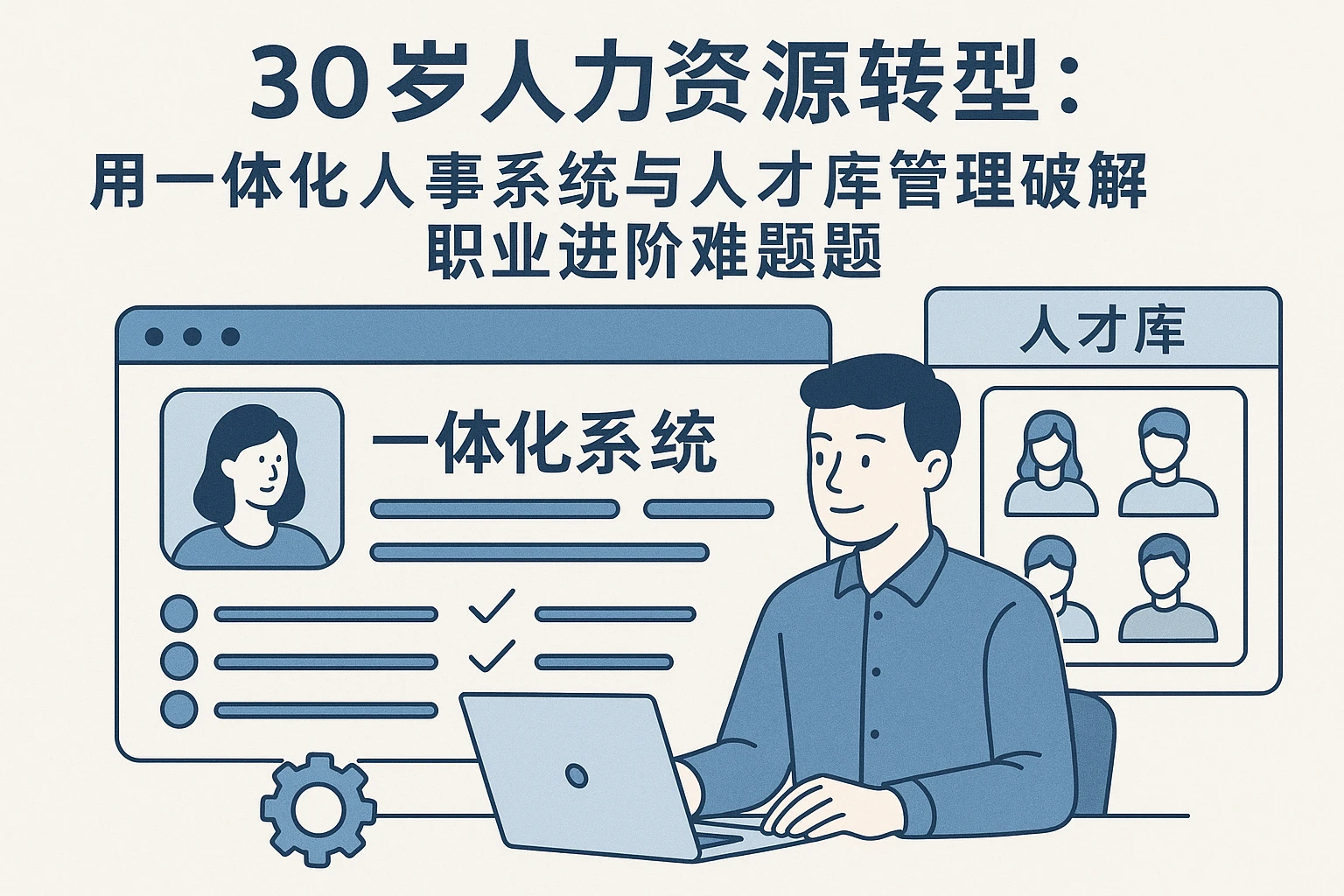 30岁人力资源转型：用一体化人事系统与人才库管理破解职业进阶难题