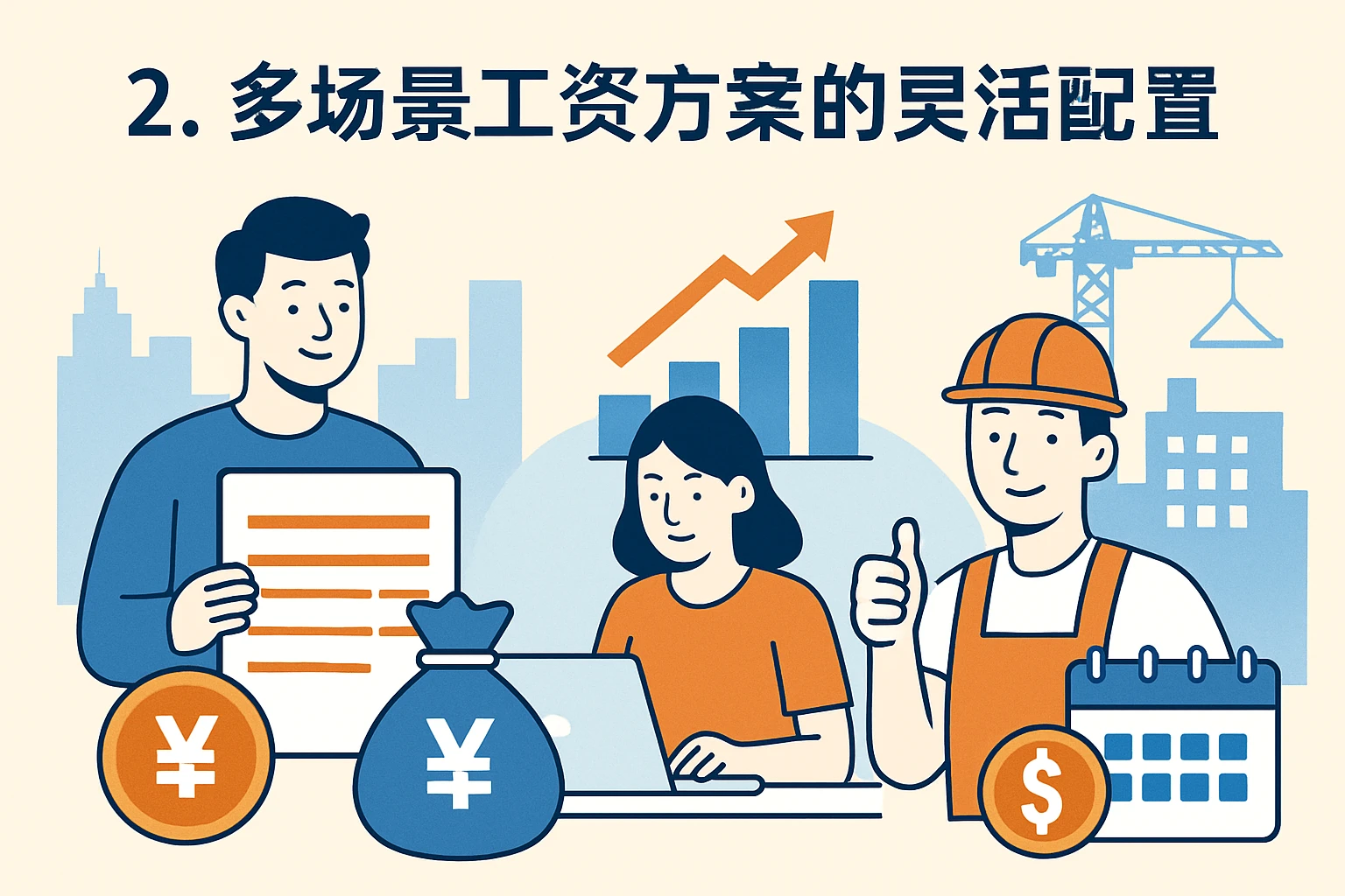 2. 多场景工资方案的灵活配置