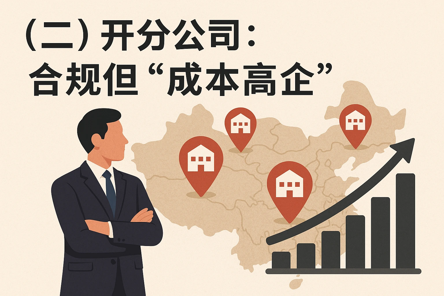 （二）开分公司：合规但“成本高企”