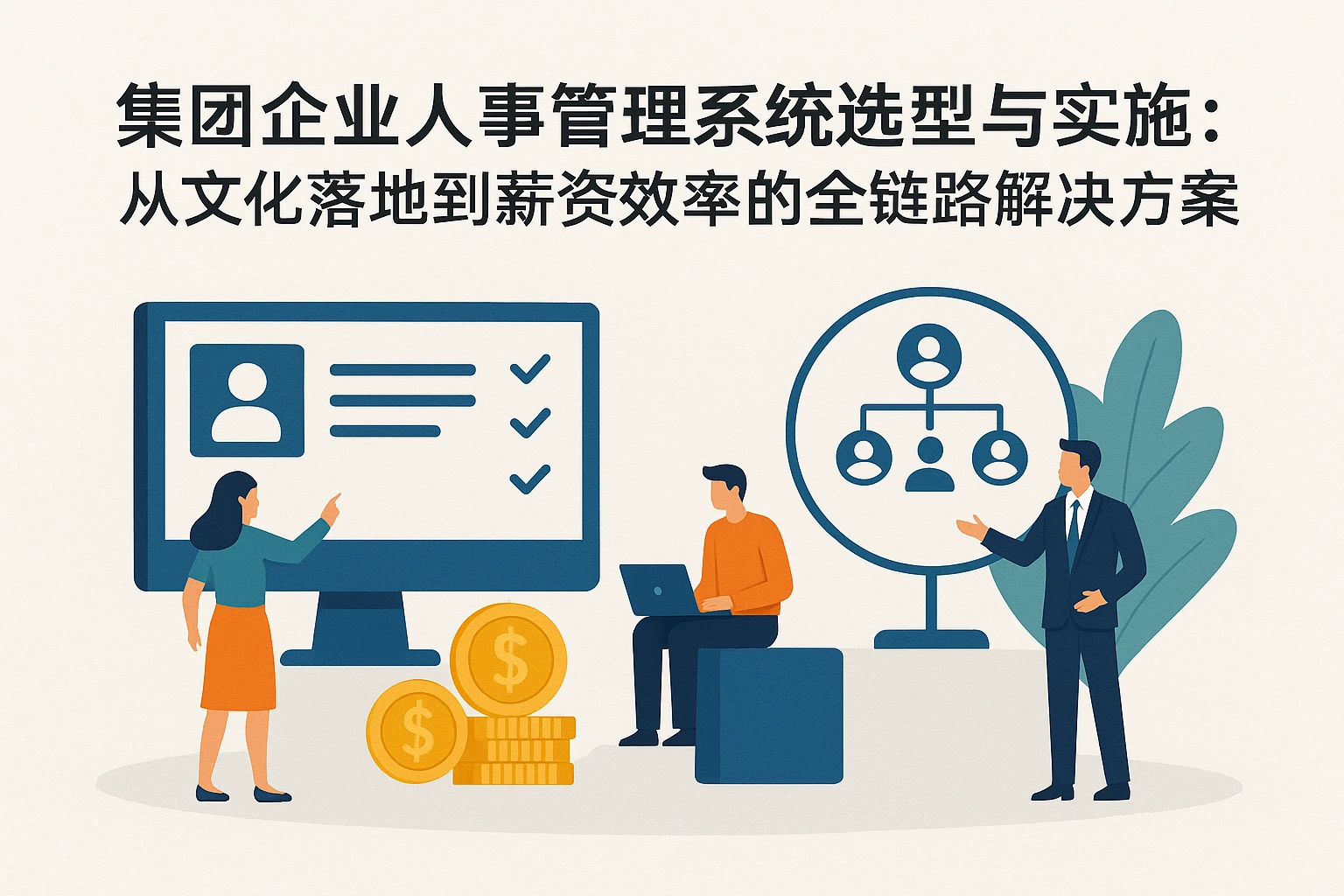 集团企业人事管理系统选型与实施：从文化落地到薪资效率的全链路解决方案