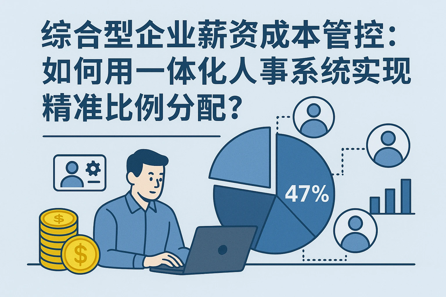 综合型企业薪资成本管控：如何用一体化人事系统实现精准比例分配？