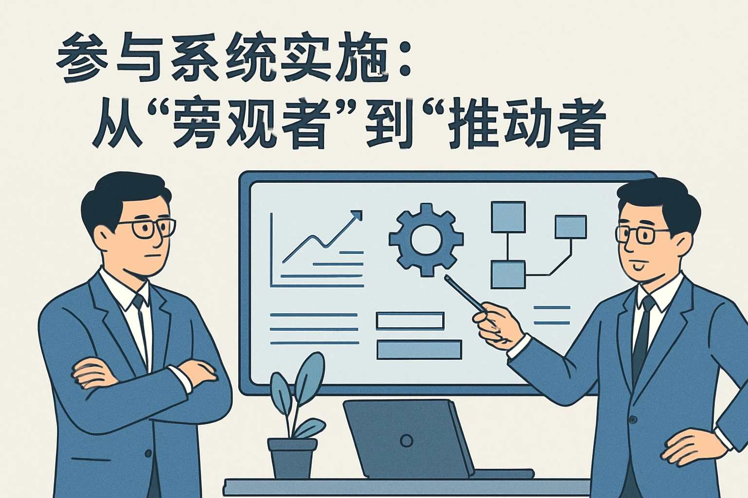 2. 参与系统实施：从“旁观者”到“推动者”
