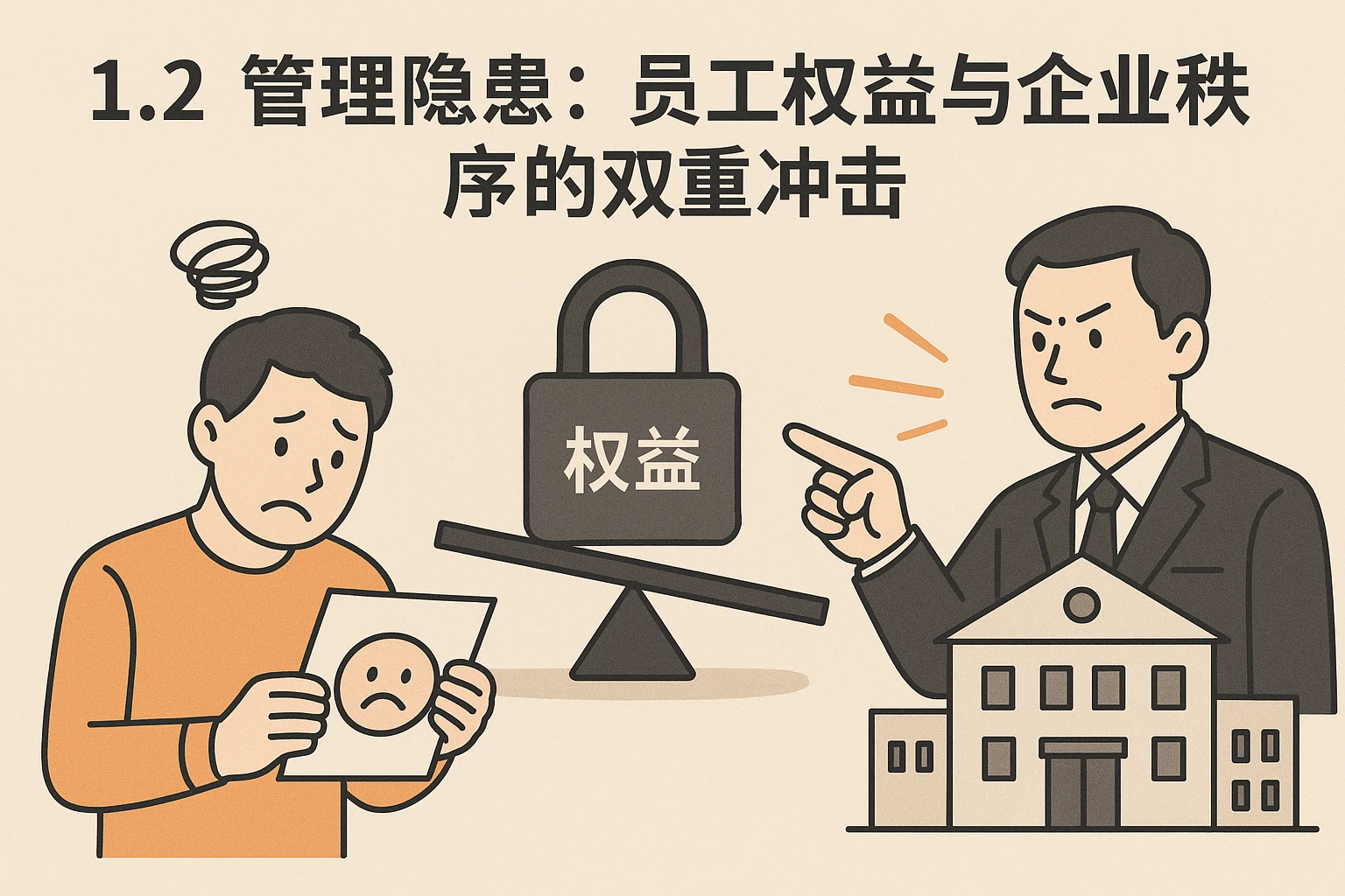 1.2 管理隐患：员工权益与企业秩序的双重冲击