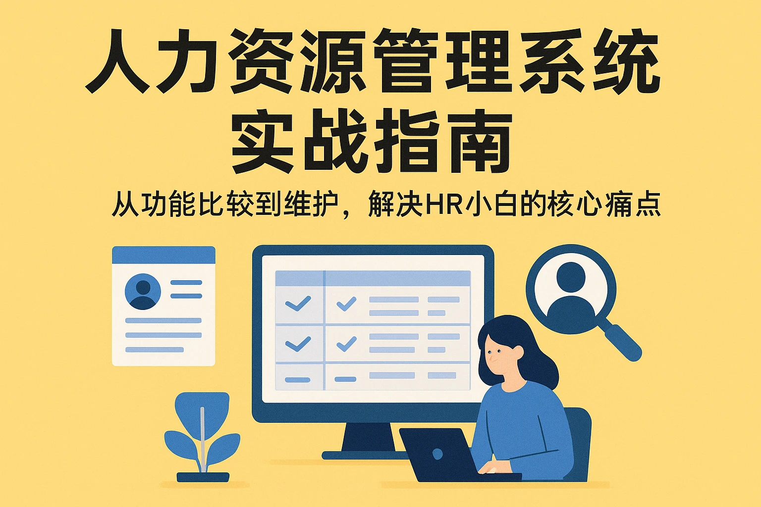 人力资源管理系统实战指南：从功能比较到维护，解决HR小白的核心痛点