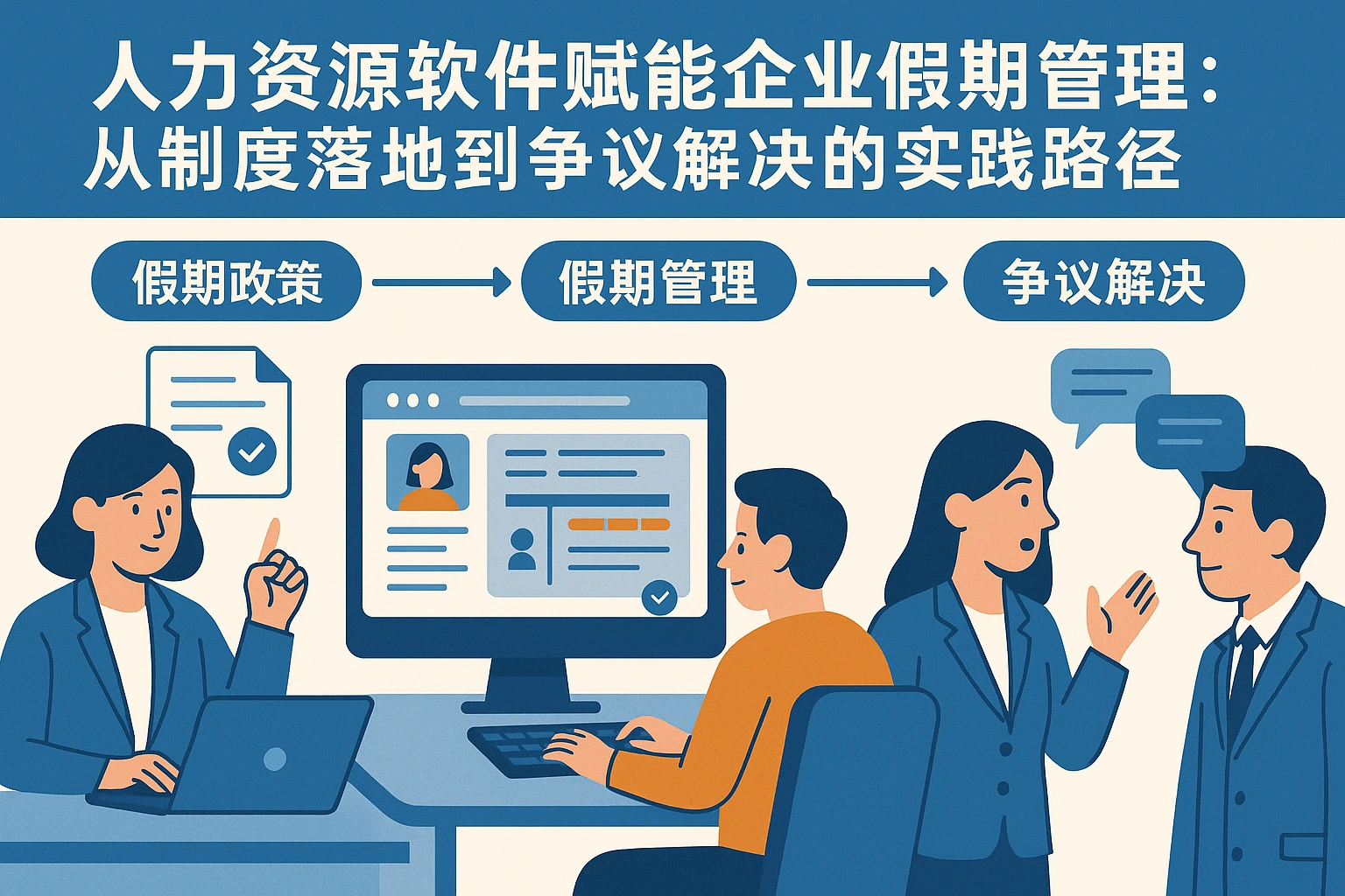 人力资源软件赋能企业假期管理：从制度落地到争议解决的实践路径