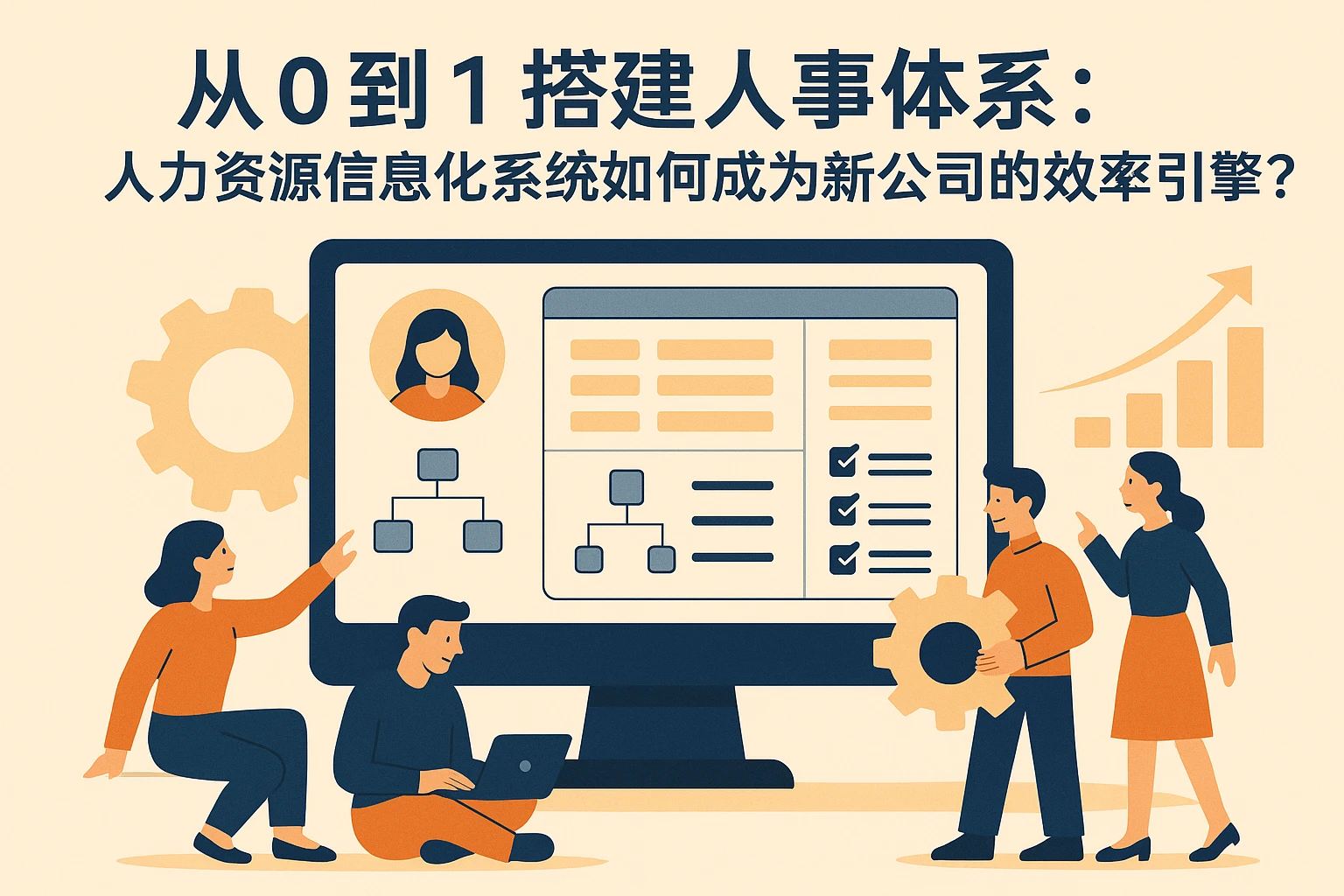 从0到1搭建人事体系：人力资源信息化系统如何成为新公司的效率引擎？