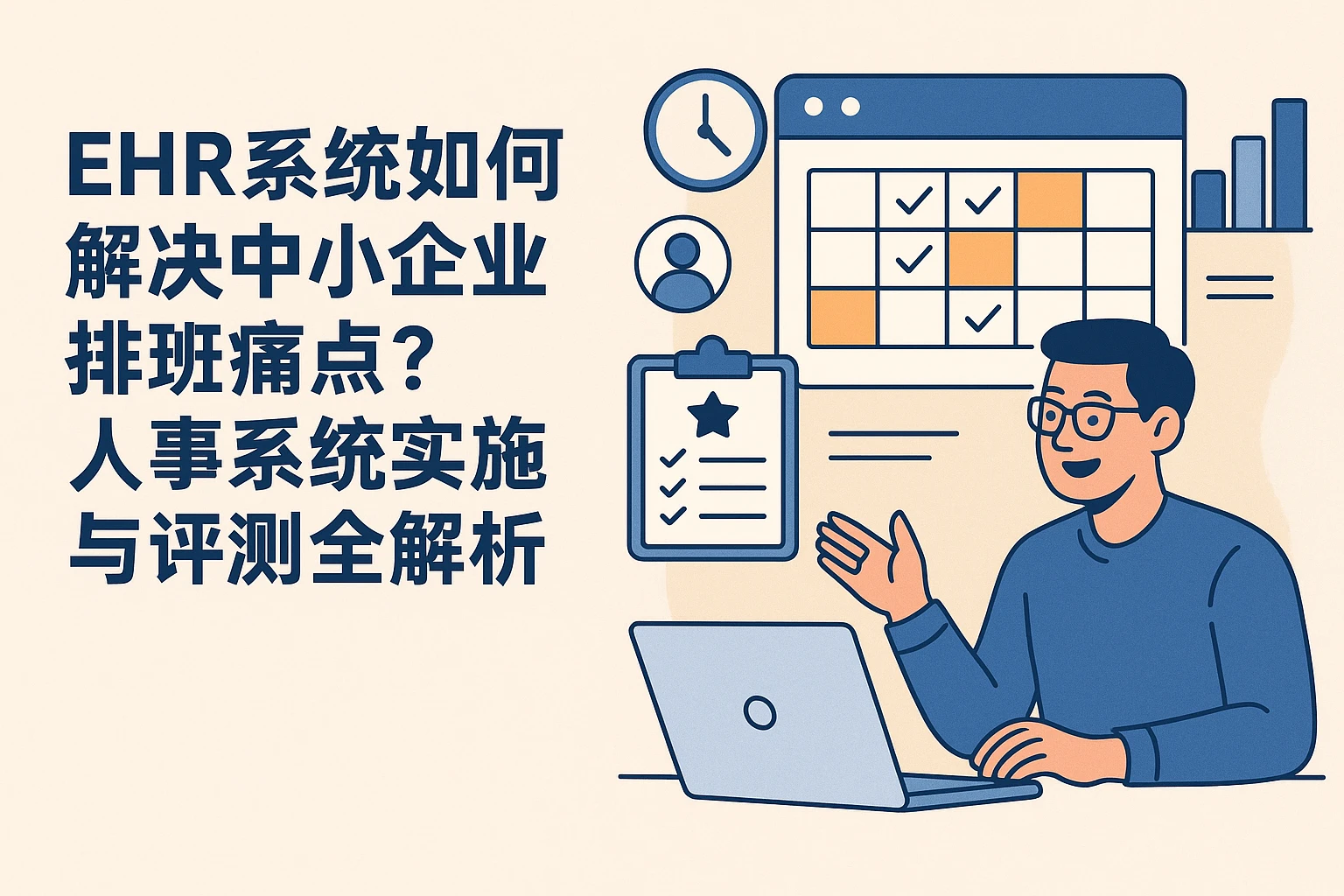 EHR系统如何解决中小企业排班痛点？人事系统实施与评测全解析