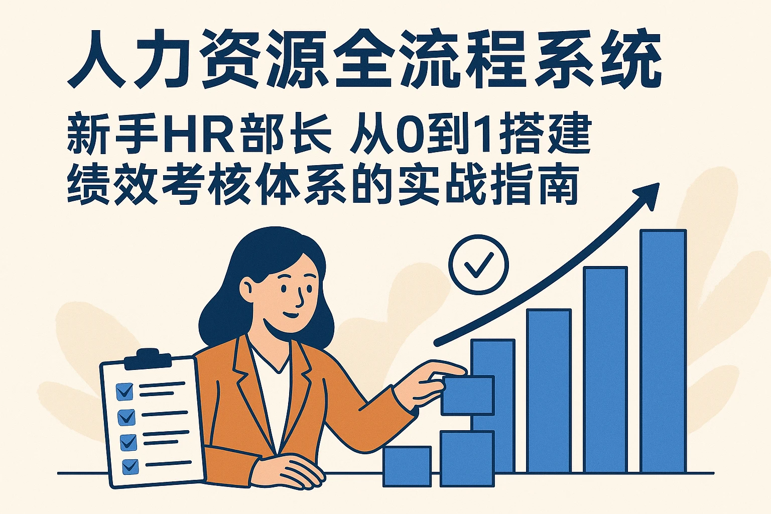 人力资源全流程系统：新手HR部长从0到1搭建绩效考核体系的实战指南