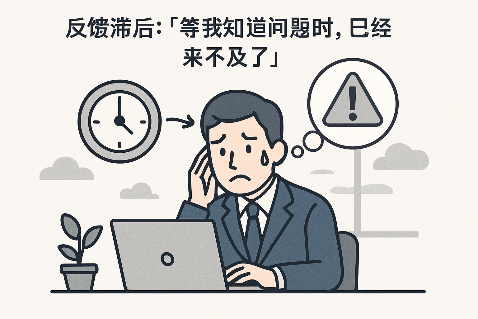 2. 反馈滞后：“等我知道问题时，已经来不及了”