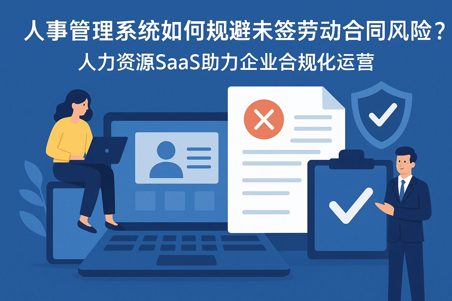 人事管理系统如何规避未签劳动合同风险？人力资源SaaS助力企业合规化运营