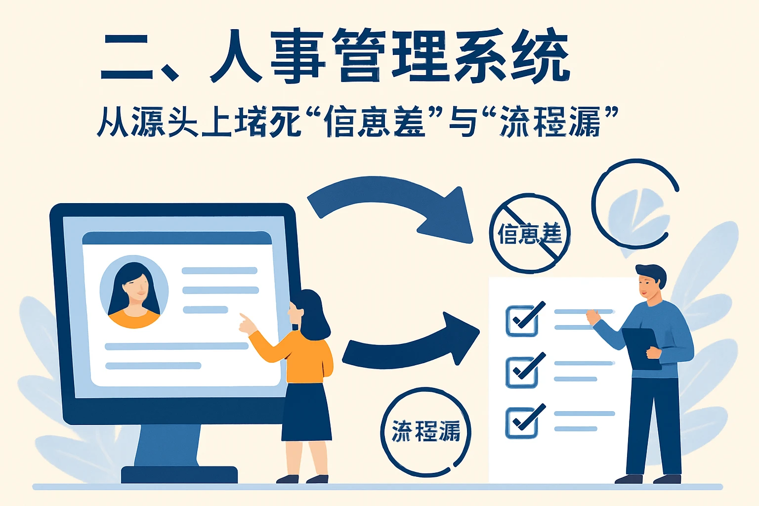 二、人事管理系统：从源头上堵死“信息差”与“流程漏”