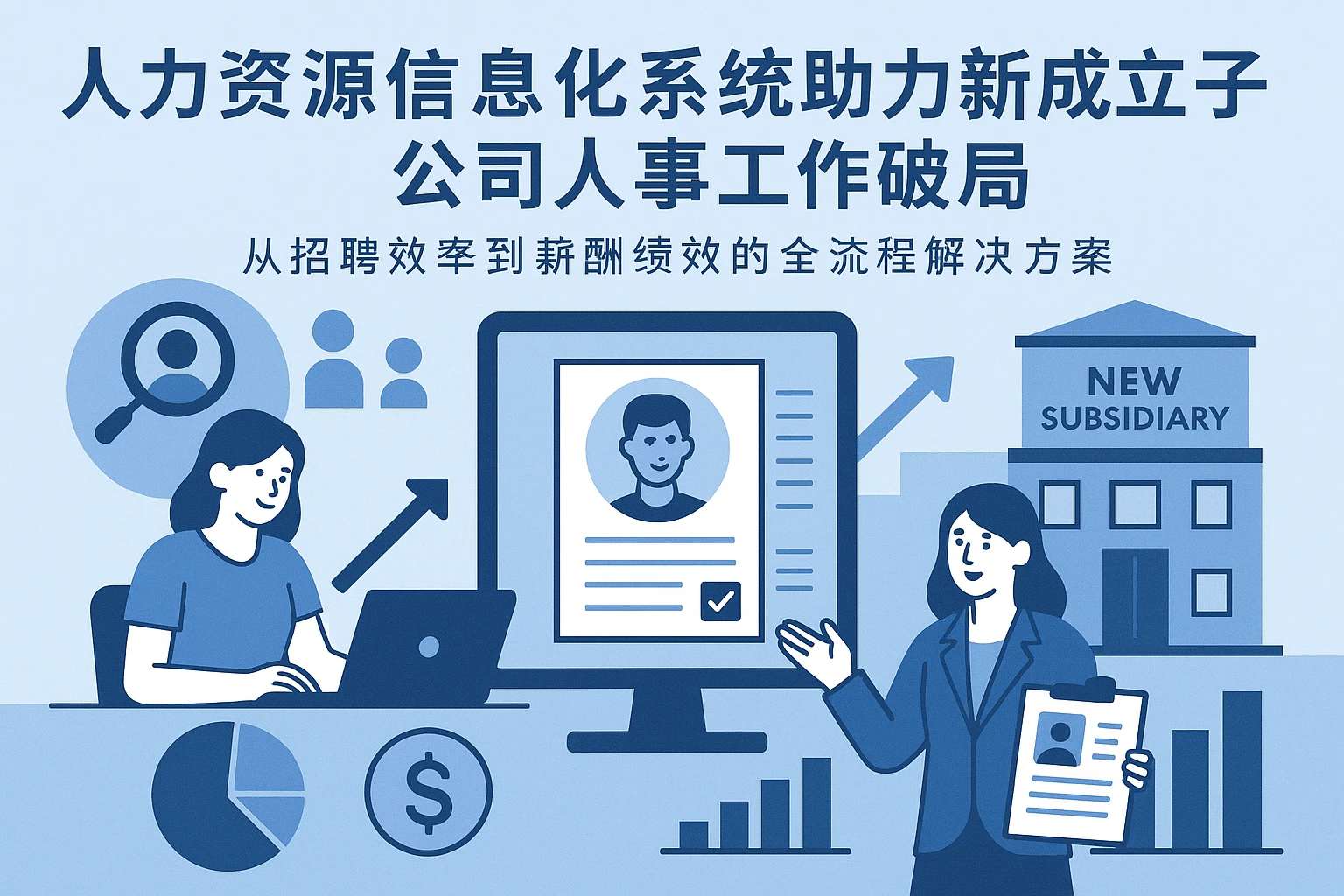 人力资源信息化系统助力新成立子公司人事工作破局——从招聘效率到薪酬绩效的全流程解决方案