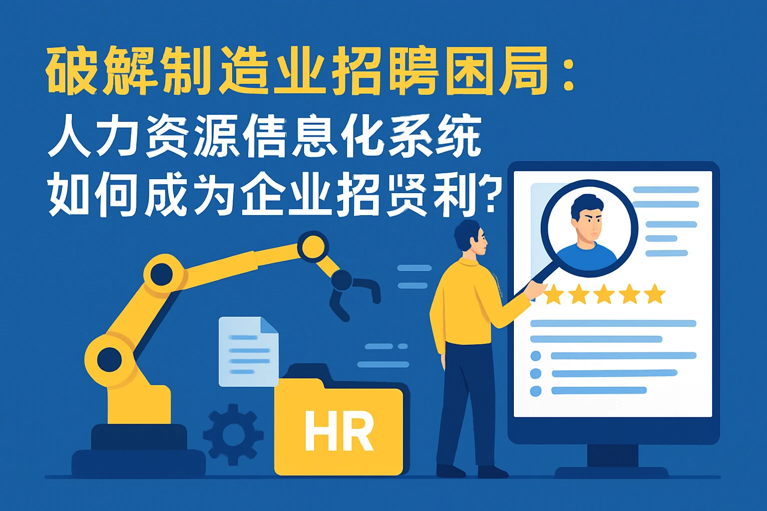 破解制造业招聘困局：人力资源信息化系统如何成为企业招贤利器？