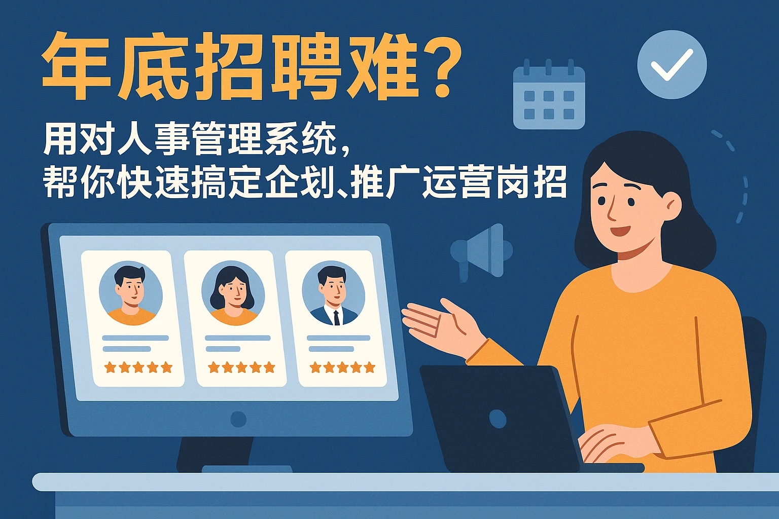 年底招聘难？用对人事管理系统，帮你快速搞定企划、推广运营岗招聘